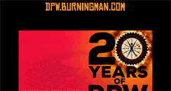 Desktop Screenshot of dpw.burningman.com